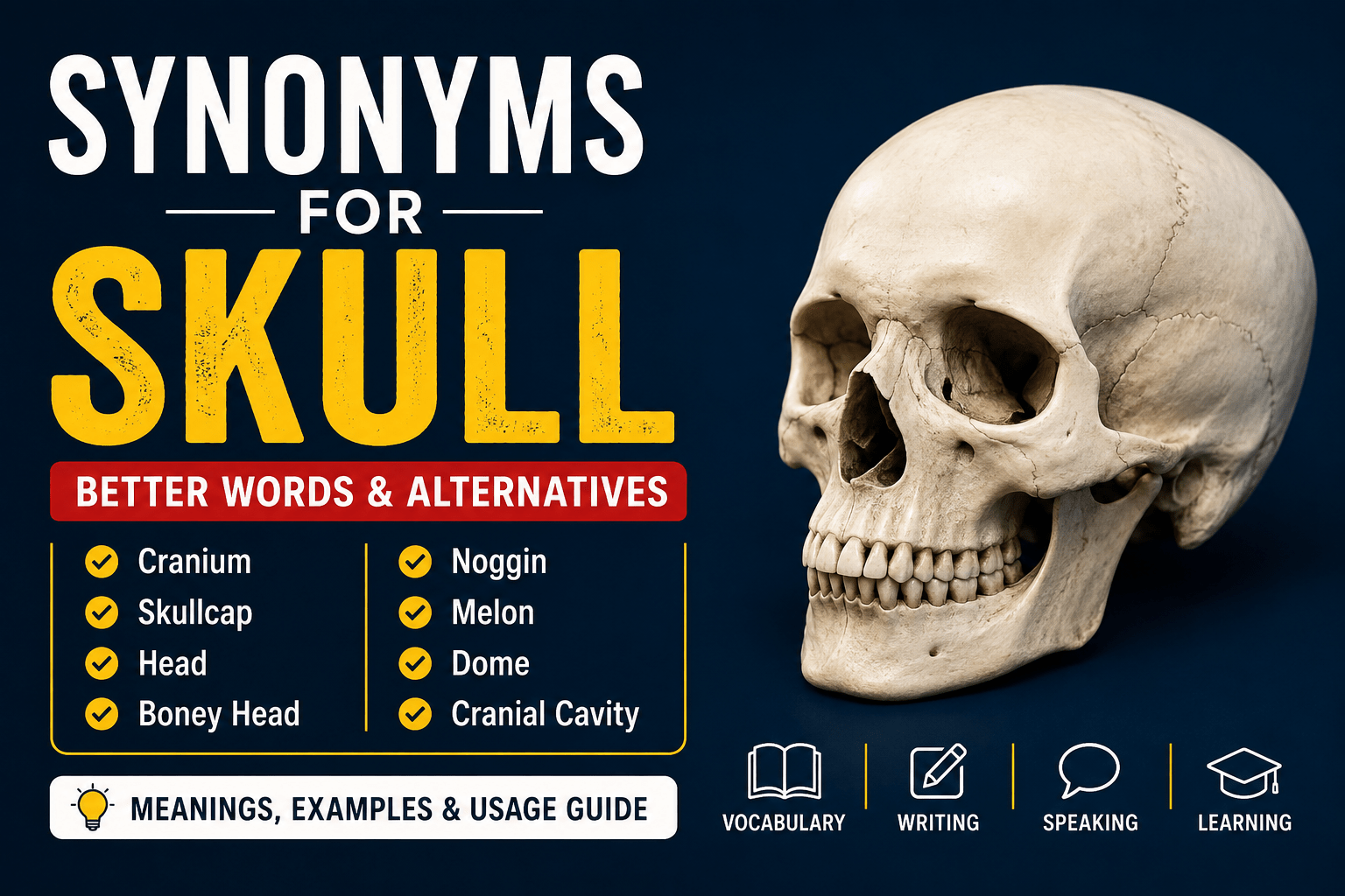 synonyms for skull
